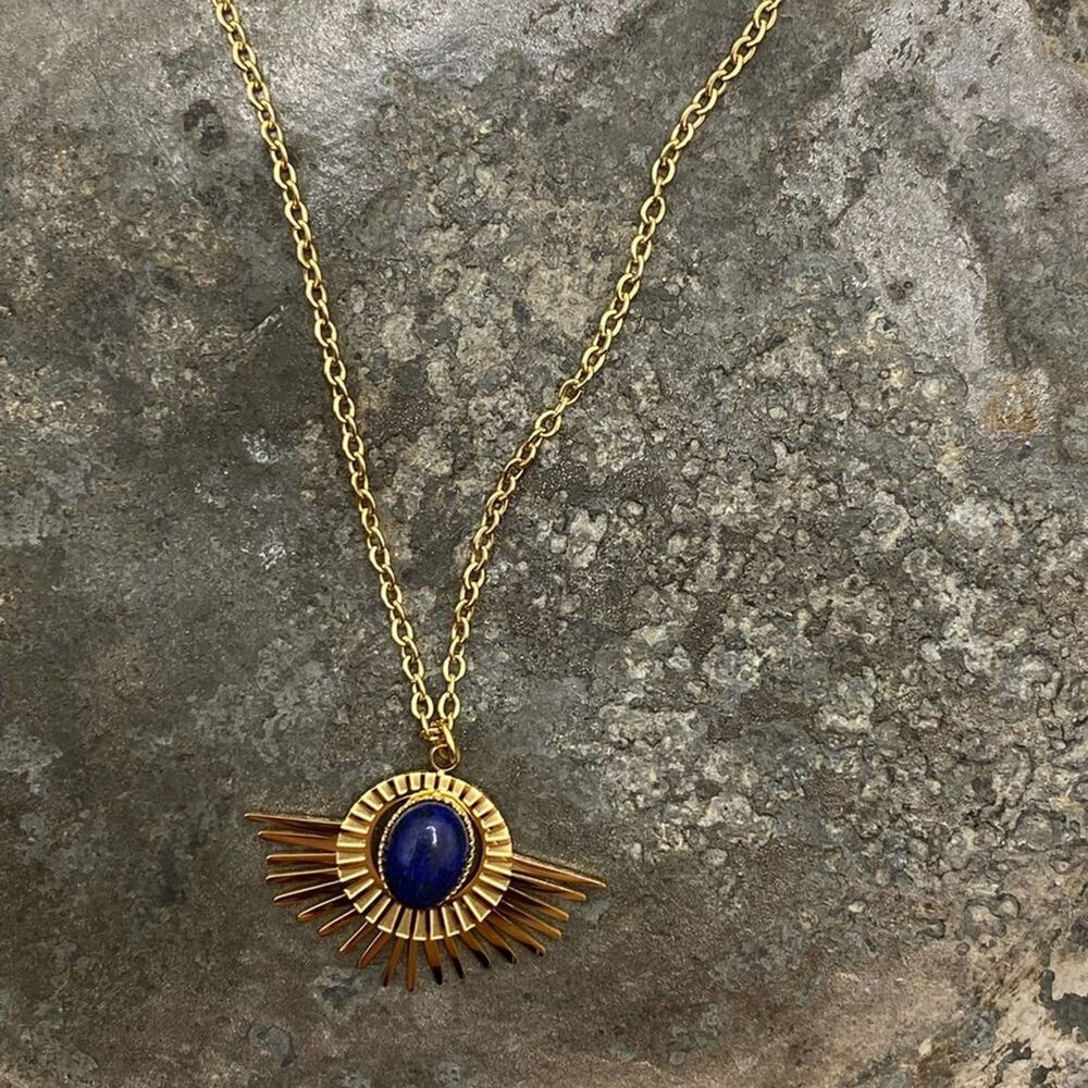NEW Starry Blue Night Lapis Necklace - Picture 10 of 15